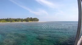 A Tropical Unexplored Paradise Island in Jawa, Indonesia