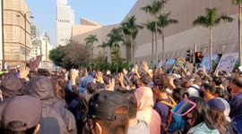 Hong Kong 1st December 2019 - Protesters march from Tsim Sha Tsui to Hung Hom in support of their five demands