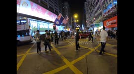Hongkongers resume demonstrations despite recent elections favouring pro-democracy candidates