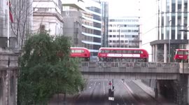 London Bridge and adjacent streets of the City of London closed with police working at the scene following Black Friday 2019 knife attack