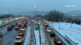 Snow storm in Staten Island causes power outages in NYC