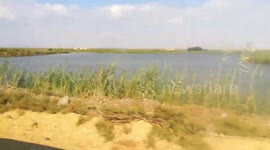 Road To Wadi El Rayan Faiyum Egypt