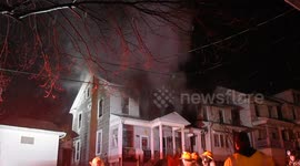 2nd Alarm House fire, Coal Township, Pa