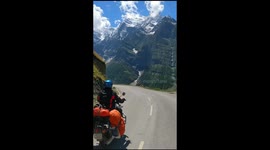 Footage of motorbike ride through the Himalayas is ultimate travel eye candy