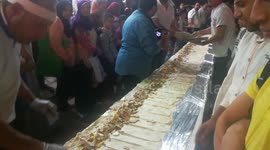 Egypt Record Longest Shawerma In Streets