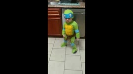 My little Ninja turtle ball puncher