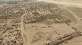 Impressive drone footage of the 'Dead City' of Cajamarquilla in Lima, Peru