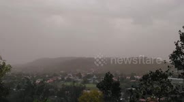 Freak Sand Storm...