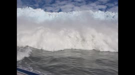 Iceberg tsunami gone wild!