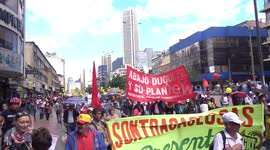 Thousands march in Bogota in third national strike in two weeks