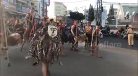 Over 1,000 people in traditional costumes join Vietnamese street festival