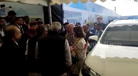 Sweden's royals attend event promoting conservation of holy river in India