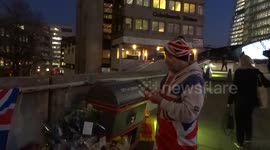 Candle in the wind for the London Bridge attack victims of 29 November 2019