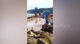 Typhoon Kammuri aftermath leaves rapid floods in the Philippines