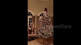 This dazzling Christmas tree will definitely get you in the festive mood