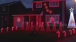 UK man decorates home with Christmas lights synchronised to video game 'Deck the Halls' parody