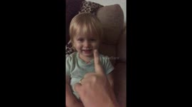 Carmen likes to boop her nose!