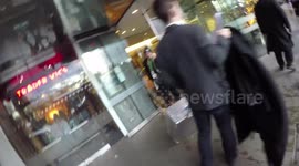 Samantha Morton Departs Hotel after winning a Women In Film and Television Awards