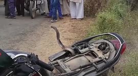 Indian man finds deadly cobra inside his motorbike