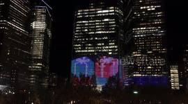 Christmas Lights in New York City at World Trade Center