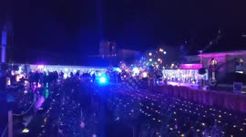 Santa Claus at Lantern path