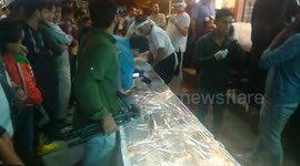 Media Covers First Time Longest Shawerma In Egypt