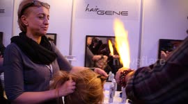 Super models preparing for Haute Couture catwalk high fashion runway in backstage during Poland Fashion Week