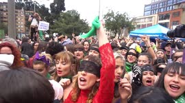 Colombia’s biggest music artists join anti-government protest in Bogota
