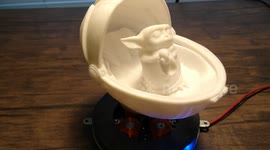 Virginia man 3D prints impressive electromagnetic levitating baby Yoda crib