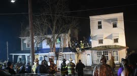 20191208 Six people left homeless after apartment fire in Shamokin, Pennsylvania