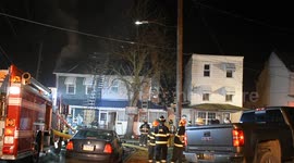 20191208 Duplex fire leaves 6 homeless, Shamokin, Pennsylvania