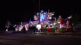 This Toronto home's festive display is like something from your favourite Christmas movie