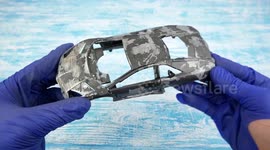 This satisfying video showing an old Lamborghini toy car getting restored will appeal to your inner child