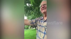 Heartwarming footage documents US man's special bond with his late grandfather who inspired the viral 'grandpa bear'
