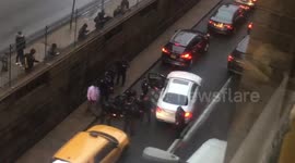 Bizarre car chase in NYC ends in arrest after multiple crashes