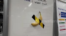 London Underground station parodies banana artwork that sold for $120,000