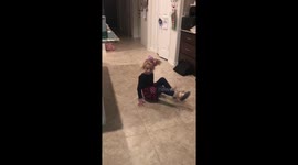 Girl with too much energy