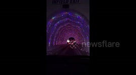 Festive Christmas Light Tunnel at NHMS