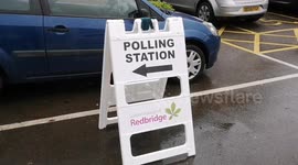 Quite Polling In Woodford