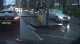 Car slams into pedestrian at school zone crossing in Greater London