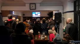 Labour Party Supporters Of Faiza Shaheen commiserate after the Exit Poll News