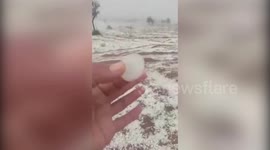 North Indian state of Rajasthan hit by unusual hailstorm