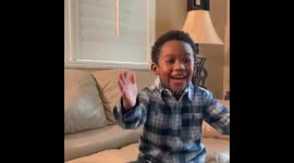 4-year-old's adorable reaction to parents pregnancy announcement