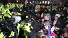 Scuffles in London as anti-Boris Johnson protests descend into violence