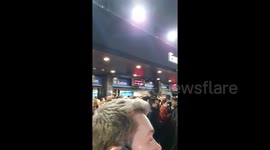 Fire alarm causes evacuation Euston Station in London