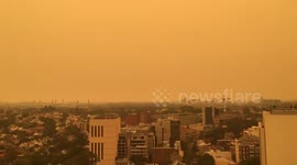Bushfires Turns Sky Apocalyptic Orange In Sydney