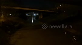 River Roding Close To Flooding