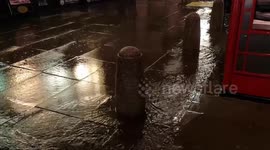 A Wet London Night On The Tube