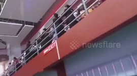 Revellers flee sports hall party in panic as earthquake hits Philippines