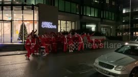 Santas on the loose in Reading... Gotta love the Christmas spirit! (1/3)